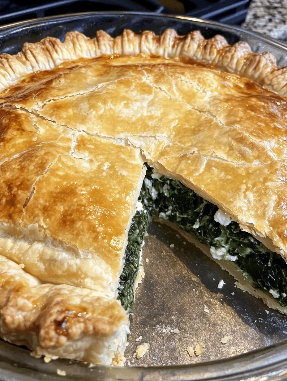 Spinach stuffed pie is a delightful dish that brings together the earthiness of fresh greens and a savory filling encased in a flaky crust. This comforting meal is not only a feast for the taste buds but also an excellent way to incorporate nutritious vegetables into your diet. The appeal of spinach stuffed pie lies in its versatility; it can be served as a hearty appetizer at gatherings or enjoyed as a satisfying main dish for lunch or dinner. Whether you're hosting a brunch or looking for a family-friendly dinner option, this pie fits the bill perfectly.