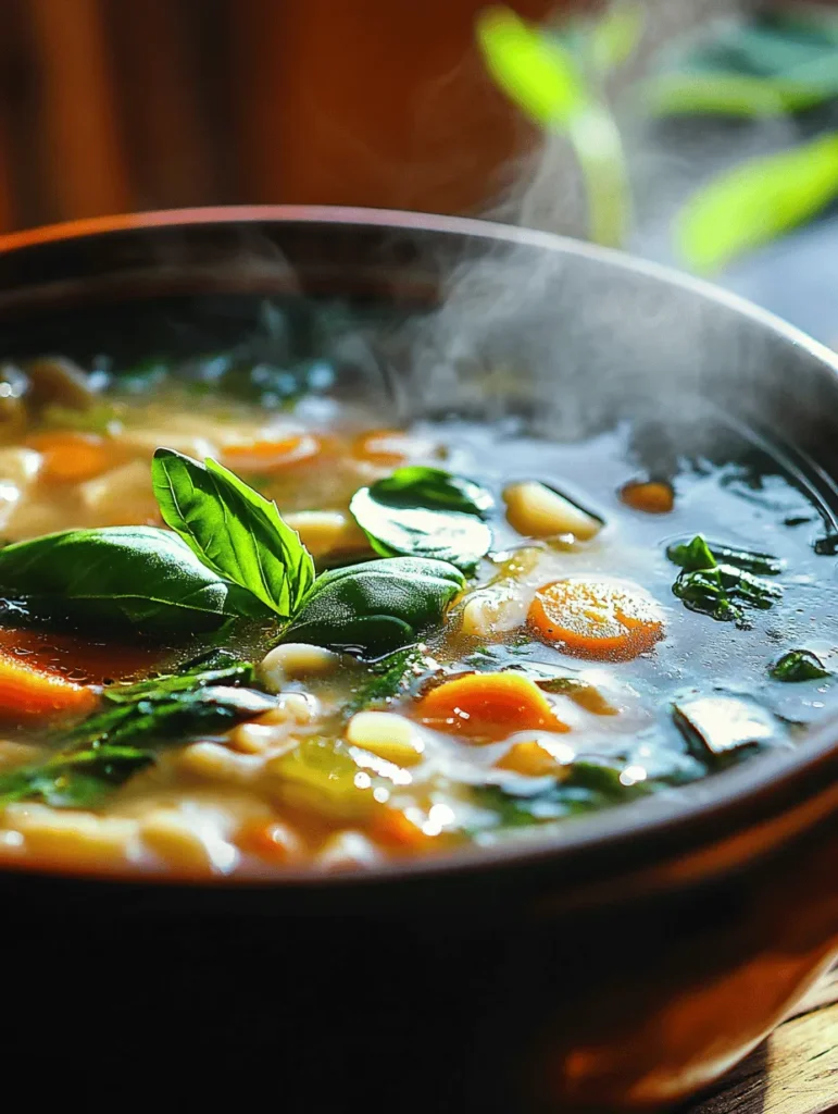 When the cold winds blow or when you're feeling under the weather, there’s nothing quite as comforting as a warm bowl of soup. The soothing nature of soup has long been celebrated across cultures, serving not only as a staple food but also as a remedy for the body and soul. Among the myriad of soup recipes, the Italian Penicillin Soup stands out as a versatile dish that embodies the essence of comfort, nourishment, and healing. This soup, often referred to as “Italian Penicillin,” is crafted with fresh, wholesome ingredients that work together to provide a delightful experience for the palate while promoting overall health.