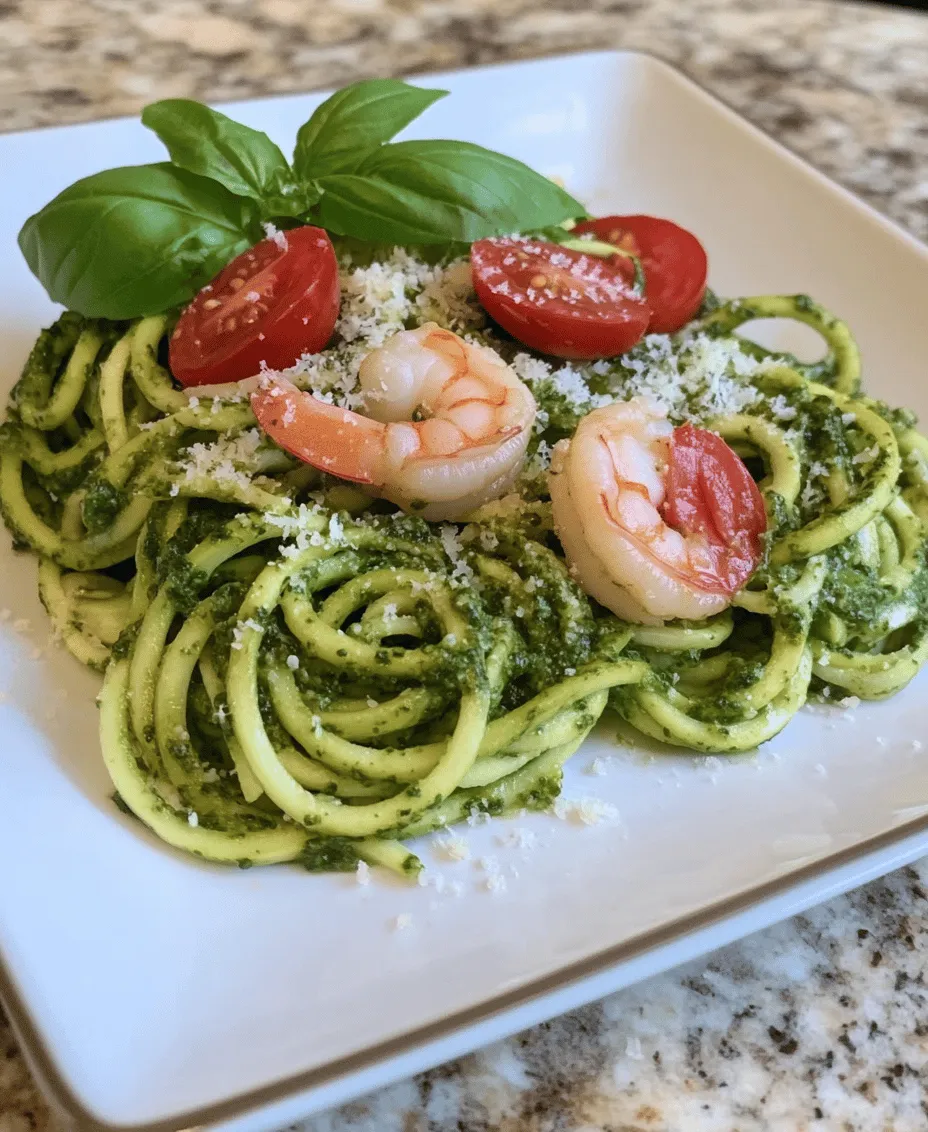 If you’re looking for a dish that combines vibrant flavors with health-conscious ingredients, then look no further than Zesty Zucchini Noodles with Pesto & Shrimp. This dish has gained immense popularity among food enthusiasts and health-conscious eaters alike, thanks to its refreshing taste and nutritional benefits. Zucchini noodles, often referred to as “zoodles,” serve as a fantastic low-carb alternative to traditional pasta, making them perfect for anyone looking to reduce their carbohydrate intake without sacrificing flavor.