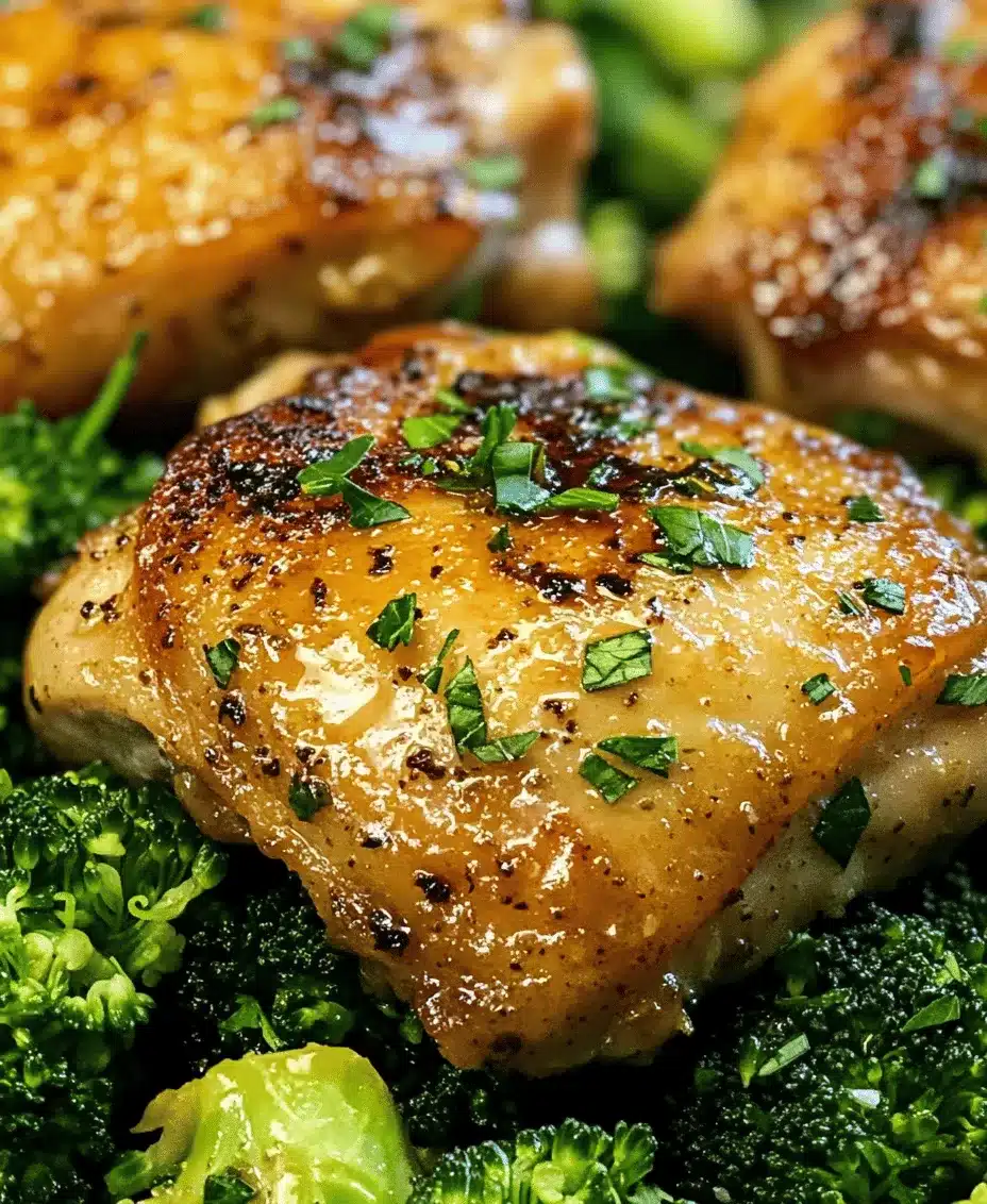 To create a remarkable Garlic Chicken with Broccoli and Spinach, you’ll need a selection of fresh ingredients that come together to enhance both the flavor and nutrition of the dish. Let’s take a closer look at each component: