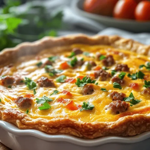 Quiche is a beloved dish that epitomizes versatility in the culinary world. Known for its buttery crust and rich custardy filling, quiche can be enjoyed at any time of day, whether as a hearty breakfast, a delightful brunch, or even a satisfying dinner. This classic French dish has made its way into homes across the globe, with countless variations that cater to different tastes and dietary preferences. Among these variations, the Mississippi Sin Quiche stands out as a delightful fusion of traditional quiche elements with the bold, spirited flavors of Southern cuisine.