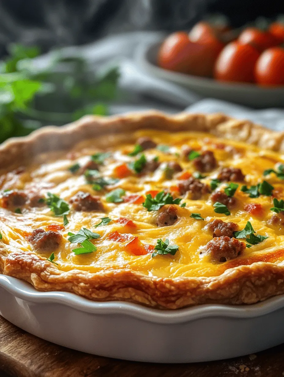 Quiche is a beloved dish that epitomizes versatility in the culinary world. Known for its buttery crust and rich custardy filling, quiche can be enjoyed at any time of day, whether as a hearty breakfast, a delightful brunch, or even a satisfying dinner. This classic French dish has made its way into homes across the globe, with countless variations that cater to different tastes and dietary preferences. Among these variations, the Mississippi Sin Quiche stands out as a delightful fusion of traditional quiche elements with the bold, spirited flavors of Southern cuisine.