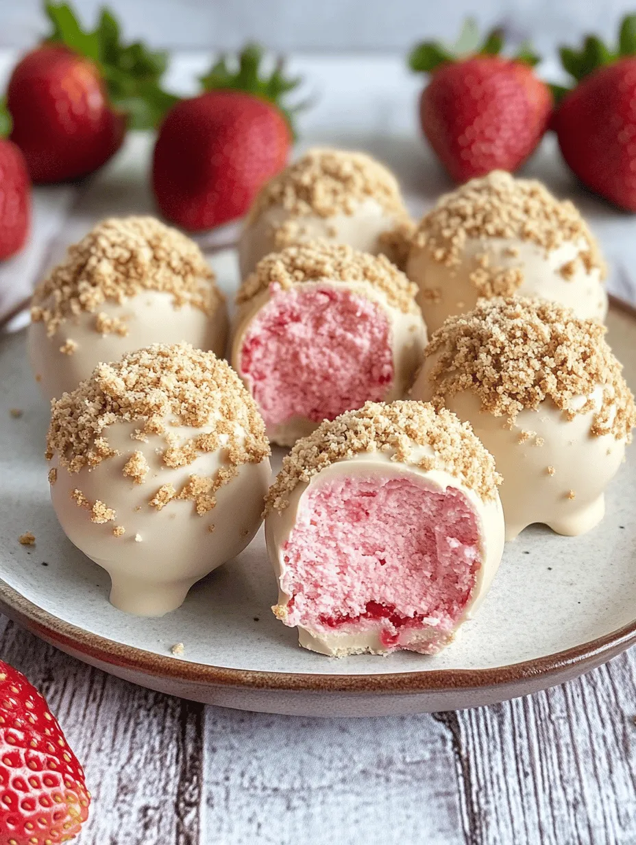 Welcome to the delightful world of dessert truffles, where every bite is a sweet journey that tantalizes your taste buds. If you're a fan of fruity flavors and creamy textures, then you're in for a treat with these Strawberry Cheesecake Truffle Balls. This recipe showcases the irresistible combination of luscious strawberries and rich cheesecake, creating a dessert that is not only visually appealing but also bursting with flavor.