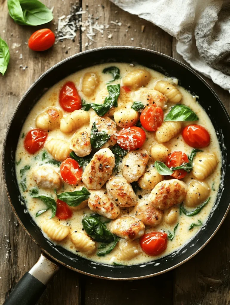 If you’re in search of a dish that perfectly combines comfort and elegance, look no further than Garlic Chicken Gnocchi Skillet. This delightful fusion of flavors brings together tender chicken, pillowy gnocchi, and vibrant vegetables, all enveloped in a creamy sauce that will leave you craving more. Whether you’re preparing for a busy weeknight dinner or aiming to impress dinner guests with your culinary skills, this recipe serves as a versatile addition to any culinary repertoire.