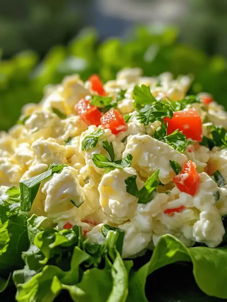 Explore the delightful world of creamy cottage cheese egg salad, a nutritious and satisfying dish perfect for lunch, brunch, or a light dinner. This recipe combines protein-rich ingredients with vibrant vegetables, making it a versatile option that caters to various dietary preferences. With its creamy texture and fresh flavors, this egg salad will surely become a staple in your kitchen.