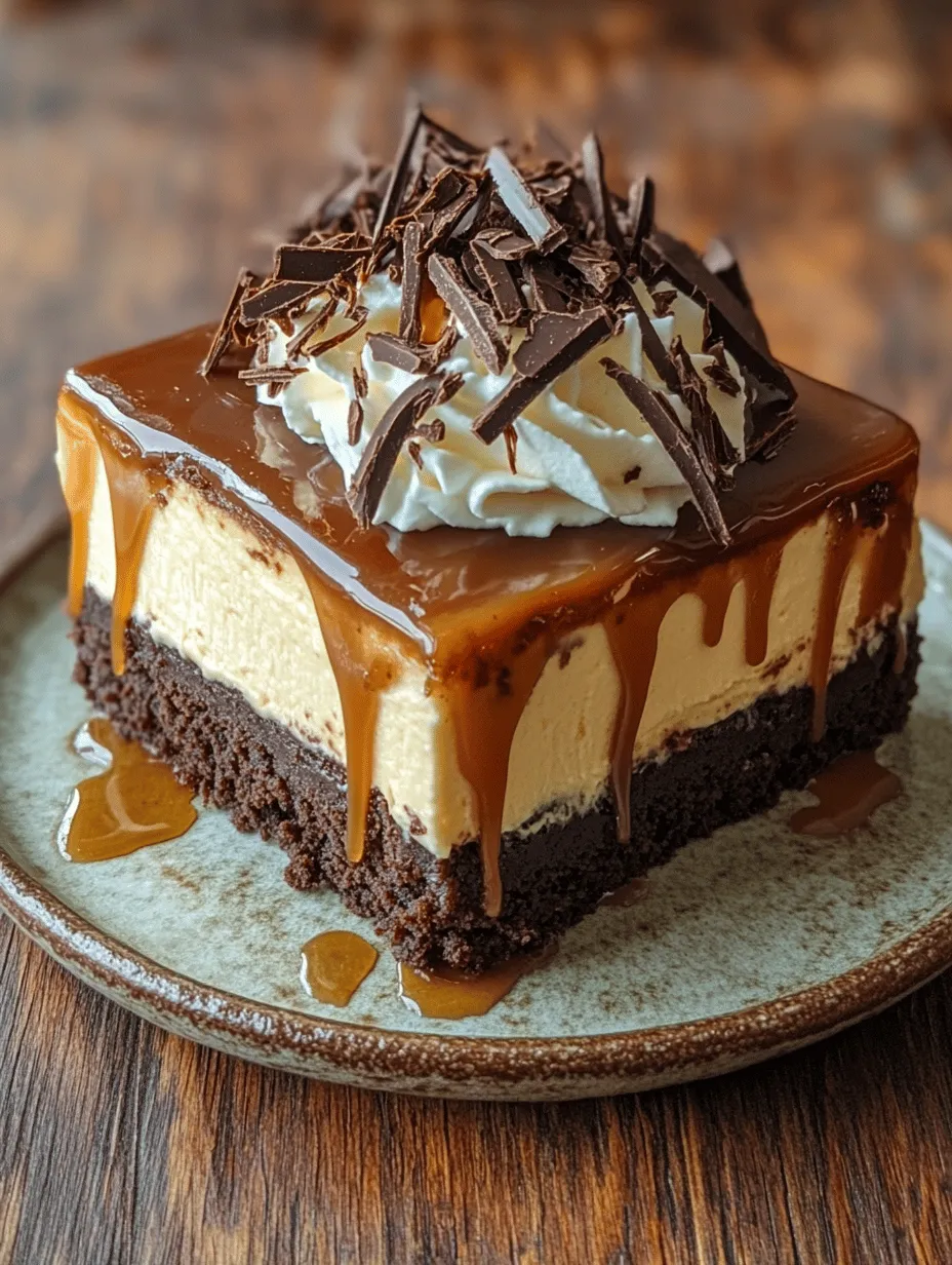 Indulging in dessert can be one of life's greatest pleasures, and the Irresistible Caramel Brownie Cheesecake is a perfect embodiment of this sentiment. This decadent creation artfully combines the rich, fudgy texture of a brownie with the creaminess of cheesecake, all drizzled with a luscious homemade caramel sauce. Each bite offers a delightful contrast of textures and flavors, making it an ideal treat for special celebrations or a comforting evening at home.