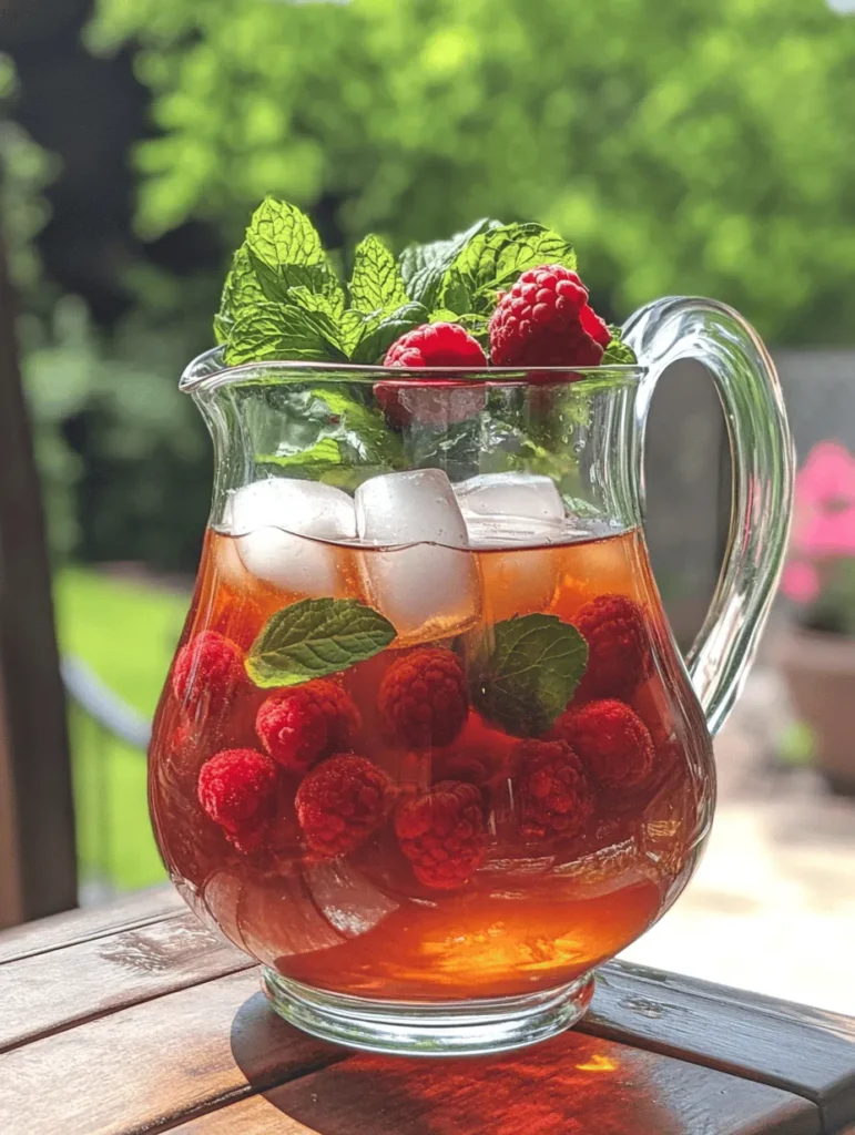 As the summer sun beats down, there's nothing quite as refreshing as a crisp glass of iced tea. This season, elevate your hydration game with a delightful twist: the Refreshing Earl Grey Raspberry Iced Tea. Combining the fragrant notes of Earl Grey tea with the sweet and tangy burst of fresh raspberries, this beverage not only quenches your thirst but also tantalizes your taste buds.