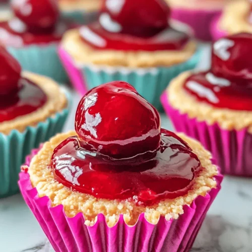 Mini cheesecakes have taken the dessert world by storm, and it’s easy to see why. These adorable treats combine the creamy, rich goodness of classic cheesecake with the convenience of individual servings, making them perfect for any occasion. Whether you’re hosting a gathering, celebrating a special event, or simply indulging in a personal treat, mini cheesecakes are the ultimate dessert choice. Their bite-sized nature allows for a variety of flavors, and today, we’re exploring a unique combination that is sure to tantalize your taste buds: Mini Cherry Peanut Butter Cheesecakes.