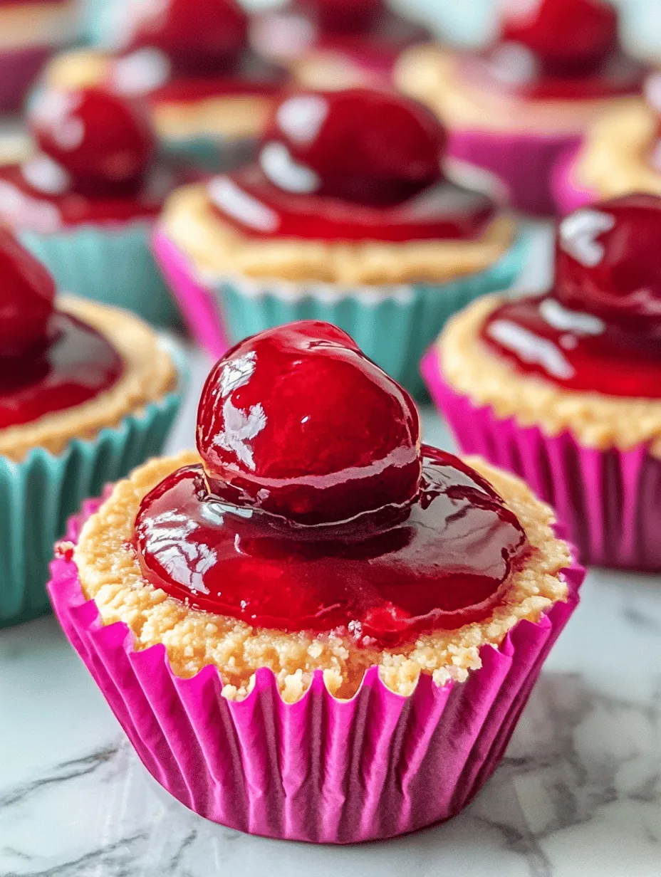 Mini cheesecakes have taken the dessert world by storm, and it’s easy to see why. These adorable treats combine the creamy, rich goodness of classic cheesecake with the convenience of individual servings, making them perfect for any occasion. Whether you’re hosting a gathering, celebrating a special event, or simply indulging in a personal treat, mini cheesecakes are the ultimate dessert choice. Their bite-sized nature allows for a variety of flavors, and today, we’re exploring a unique combination that is sure to tantalize your taste buds: Mini Cherry Peanut Butter Cheesecakes.