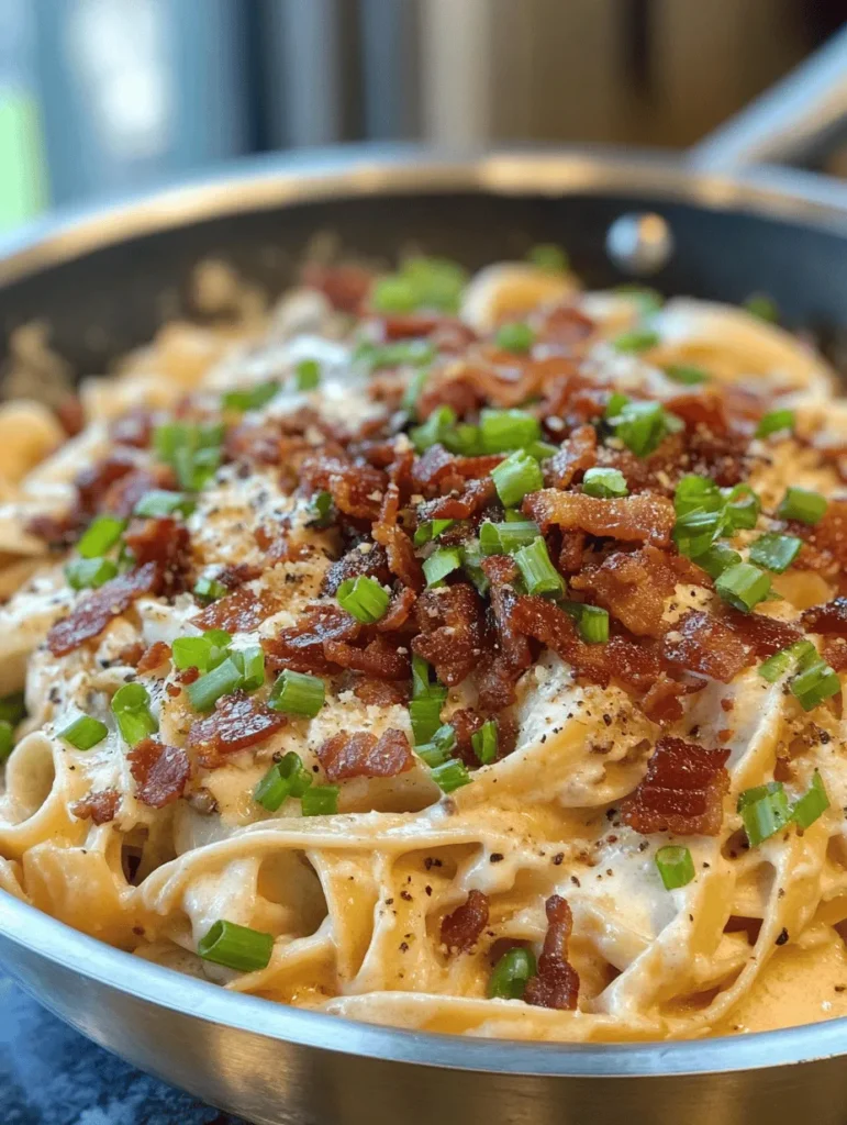 Welcome to a culinary delight that combines the indulgent flavors of a classic cheeseburger with the creamy goodness of Alfredo pasta—introducing the Quick and Easy Loaded Bacon Cheeseburger Alfredo Pasta. This dish is the epitome of comfort food, merging the heartiness of a cheeseburger with the rich, velvety texture of pasta in a way that is not only satisfying but also incredibly simple to prepare.