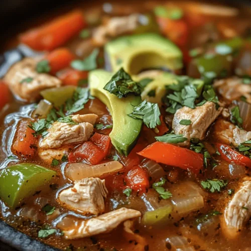 Southwest cuisine is celebrated for its bold flavors, vibrant colors, and comforting dishes that warm the soul. The Hearty and Spicy Southwest Chicken Soup embodies all these characteristics, making it an ideal choice for any occasion. Whether you’re looking for a cozy weeknight dinner, a hearty meal to share with friends, or a dish that brings the family together, this soup has you covered.