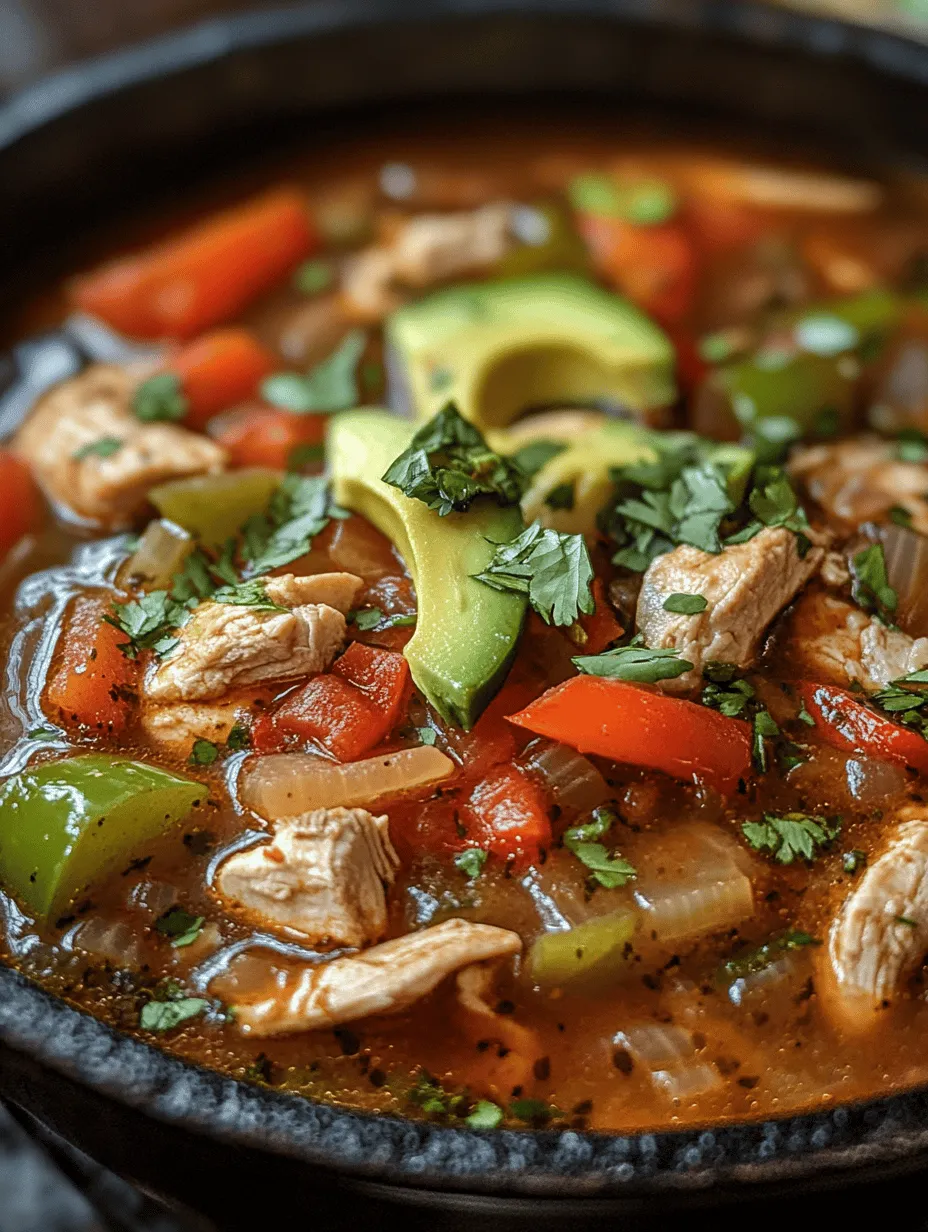 Southwest cuisine is celebrated for its bold flavors, vibrant colors, and comforting dishes that warm the soul. The Hearty and Spicy Southwest Chicken Soup embodies all these characteristics, making it an ideal choice for any occasion. Whether you’re looking for a cozy weeknight dinner, a hearty meal to share with friends, or a dish that brings the family together, this soup has you covered.