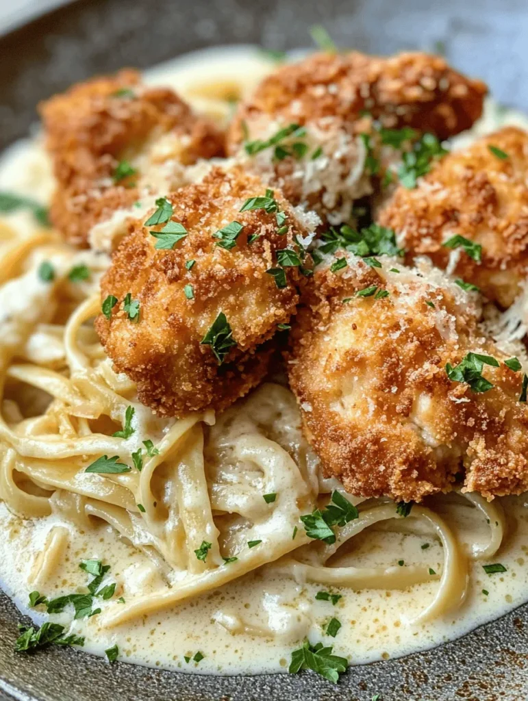 In the realm of comfort food, few dishes evoke the same warmth and satisfaction as a perfectly executed chicken and pasta meal. The combination of tender, crispy chicken bites paired with creamy, flavorful pasta is a match made in culinary heaven. This recipe for Parmesan Chicken Bites paired with Creamy Pasta is not only a culinary delight but also a straightforward dish that can be prepared in under an hour. Whether you’re hosting a dinner party, cooking for your family, or indulging in a cozy night in, this dish promises to impress. With crispy chicken bites enveloped in a rich, creamy pasta sauce, it's a meal that strikes the perfect balance between flavor and comfort.