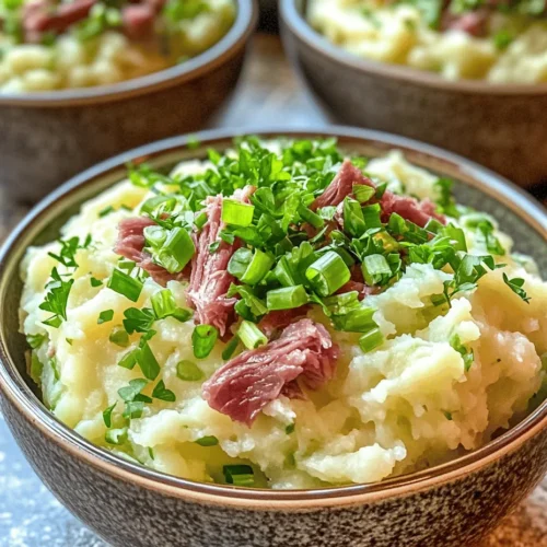 Irish cuisine is celebrated for its comforting and hearty dishes, and the Lively Irish Colcannon Bowls are a quintessential example of this culinary tradition. This dish, a vibrant blend of creamy mashed potatoes and tender cabbage, is not only a feast for the senses but also a nod to the rich heritage of Ireland. Colcannon, which means "white-headed cabbage," has long been a staple in Irish households, especially during festive occasions, making it an ideal choice for gatherings such as St. Patrick's Day.