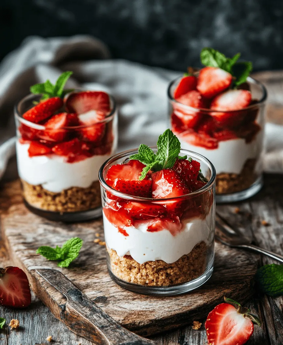 As the sun shines brighter and the days grow longer, the craving for refreshing desserts becomes almost irresistible. No-bake desserts have surged in popularity, especially during the warmer months, as they offer a delightful way to satisfy sweet cravings without the need for an oven. Among these delightful treats, the No-Bake Strawberry Cheesecake Parfaits stand out as a crowd favorite. These parfaits combine the classic flavors of creamy cheesecake with the juicy sweetness of ripe strawberries, creating a dessert that is not only delicious but also visually stunning.
