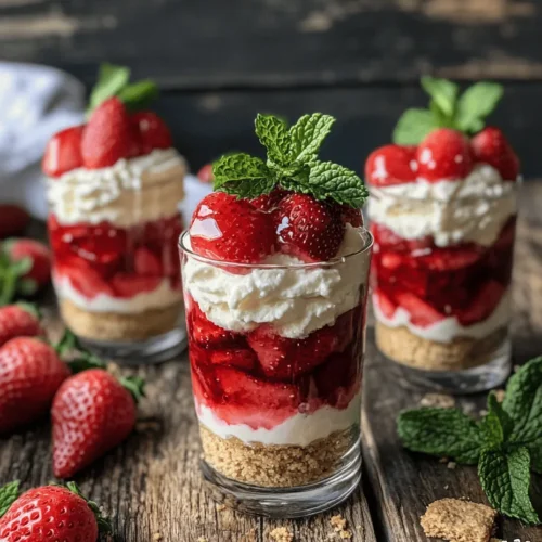 As the sun shines brighter and the days grow longer, the craving for refreshing desserts becomes almost irresistible. No-bake desserts have surged in popularity, especially during the warmer months, as they offer a delightful way to satisfy sweet cravings without the need for an oven. Among these delightful treats, the No-Bake Strawberry Cheesecake Parfaits stand out as a crowd favorite. These parfaits combine the classic flavors of creamy cheesecake with the juicy sweetness of ripe strawberries, creating a dessert that is not only delicious but also visually stunning.