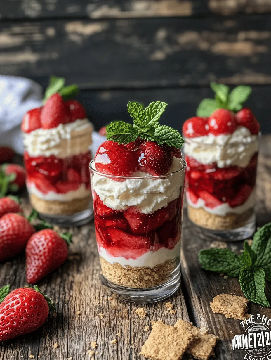 As the sun shines brighter and the days grow longer, the craving for refreshing desserts becomes almost irresistible. No-bake desserts have surged in popularity, especially during the warmer months, as they offer a delightful way to satisfy sweet cravings without the need for an oven. Among these delightful treats, the No-Bake Strawberry Cheesecake Parfaits stand out as a crowd favorite. These parfaits combine the classic flavors of creamy cheesecake with the juicy sweetness of ripe strawberries, creating a dessert that is not only delicious but also visually stunning.