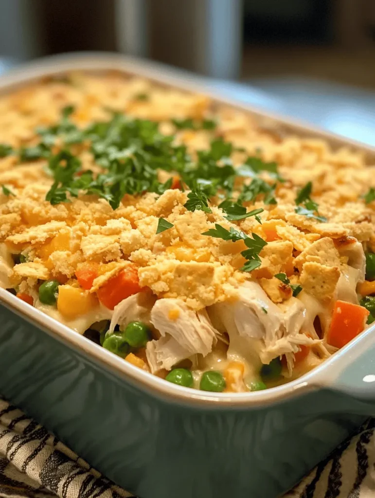 There's something inherently soothing about a warm plate of comfort food. It brings back memories of family gatherings, laughter echoing through the halls, and the enticing aroma wafting from the kitchen. Comfort food plays a significant role in our lives, offering not just nourishment but also emotional solace. Among the myriad of comfort food options available, few dishes can rival the heartfelt appeal of a classic chicken casserole.