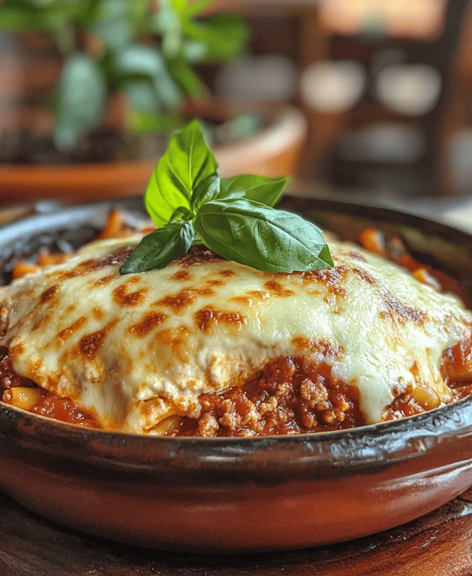 Baked Ziti Bliss with Ground Beef and Ricotta is a quintessential comfort food that brings warmth and satisfaction to any meal. This classic Italian-American dish is a beloved favorite in many households, known for its layers of tender pasta, rich meat sauce, and creamy cheeses that meld together beautifully when baked. It's not just a meal; it’s an experience that evokes feelings of coziness and togetherness, making it an ideal choice for family gatherings or a comforting weeknight dinner.