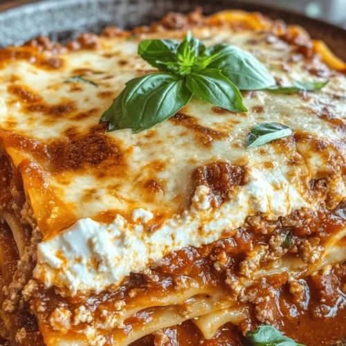 Baked Ziti Bliss with Ground Beef and Ricotta is a quintessential comfort food that brings warmth and satisfaction to any meal. This classic Italian-American dish is a beloved favorite in many households, known for its layers of tender pasta, rich meat sauce, and creamy cheeses that meld together beautifully when baked. It's not just a meal; it’s an experience that evokes feelings of coziness and togetherness, making it an ideal choice for family gatherings or a comforting weeknight dinner.