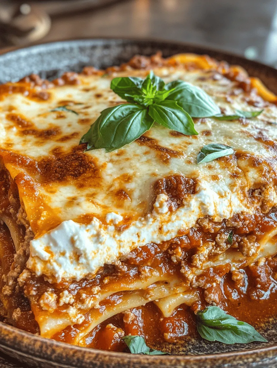 Baked Ziti Bliss with Ground Beef and Ricotta is a quintessential comfort food that brings warmth and satisfaction to any meal. This classic Italian-American dish is a beloved favorite in many households, known for its layers of tender pasta, rich meat sauce, and creamy cheeses that meld together beautifully when baked. It's not just a meal; it’s an experience that evokes feelings of coziness and togetherness, making it an ideal choice for family gatherings or a comforting weeknight dinner.