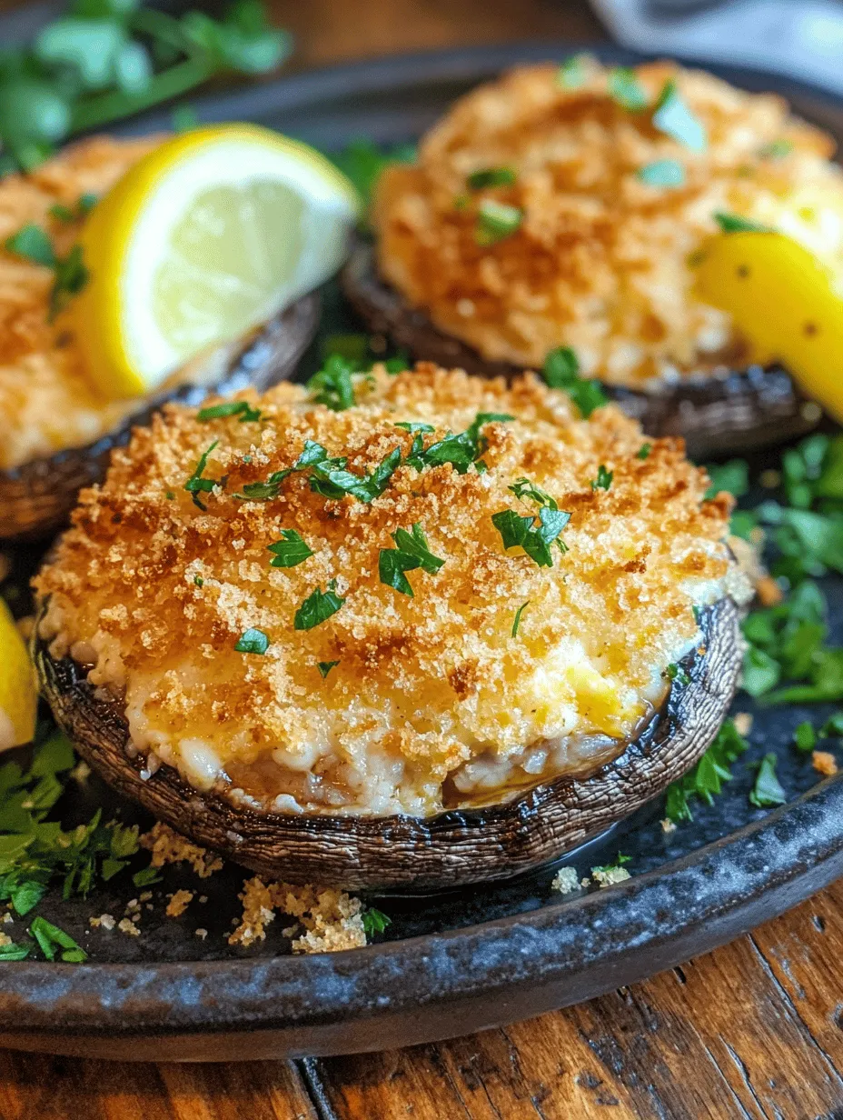 To create the perfect Crab-Stuffed Portobello Delight, it is essential to understand the role of each ingredient in the recipe. Each component contributes its own unique flavor, texture, and nutritional benefits, ensuring a dish that is not only delicious but also health-conscious.
