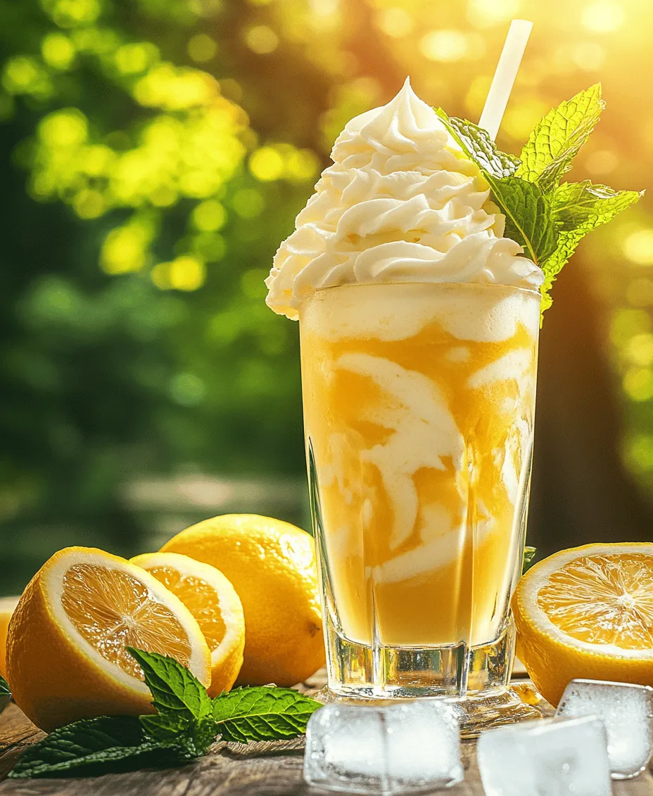 The magic of Creamy Lemonade Bliss lies in its carefully selected ingredients, each contributing to the drink's delicious flavor and unique appeal. Let’s delve into the key components that make this beverage a standout.