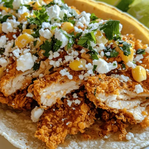 In recent years, the taco has transcended its humble origins to become a beloved staple in culinary culture worldwide. The fusion of traditional flavors with contemporary culinary techniques has sparked a revolution in how we enjoy this versatile dish. Among the myriad of innovative taco creations, one recipe stands out for its mouthwatering combination of crispy fried chicken and zesty street corn salsa: the Ultimate Fried Chicken Street Corn Tacos. This dish offers a delightful harmony of textures and flavors, making it a perfect option for any gathering or a casual weeknight dinner.