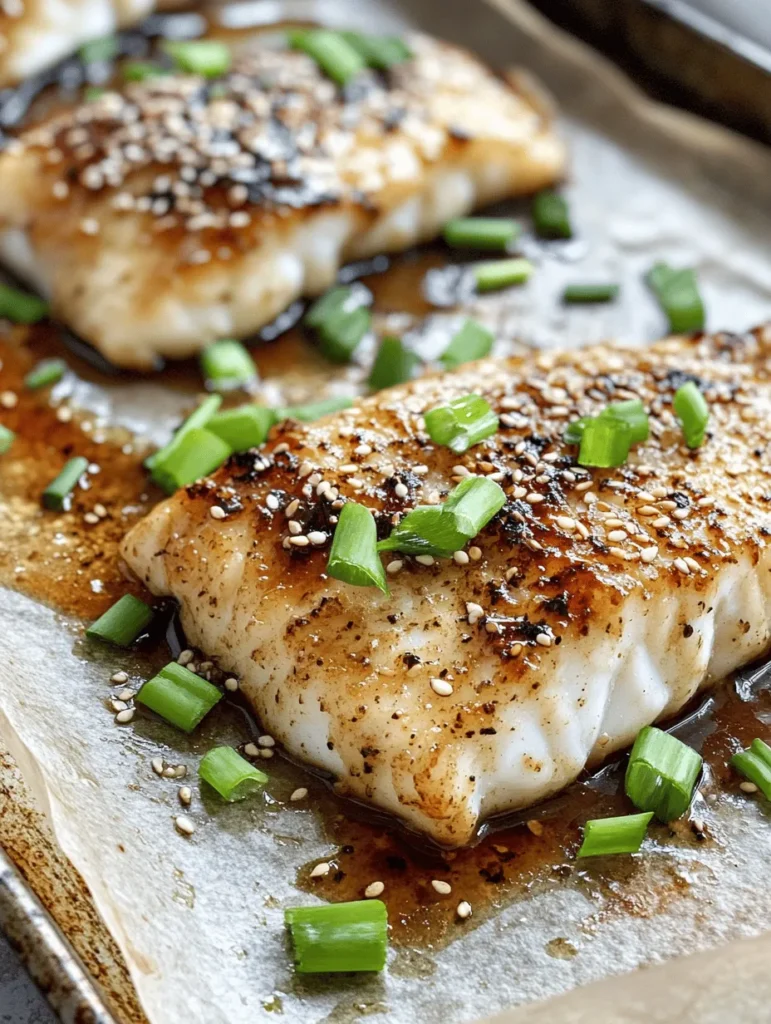 If you're searching for a quick and flavorful option for your weeknight dinners, look no further than the Easy Ginger Soy Cod recipe. This dish is not only simple to prepare, but it also bursts with vibrant flavors that are sure to please everyone at your table. Cod, a popular white fish, serves as the perfect canvas for the invigorating combination of ginger and soy sauce, resulting in a meal that's both satisfying and nutritious.