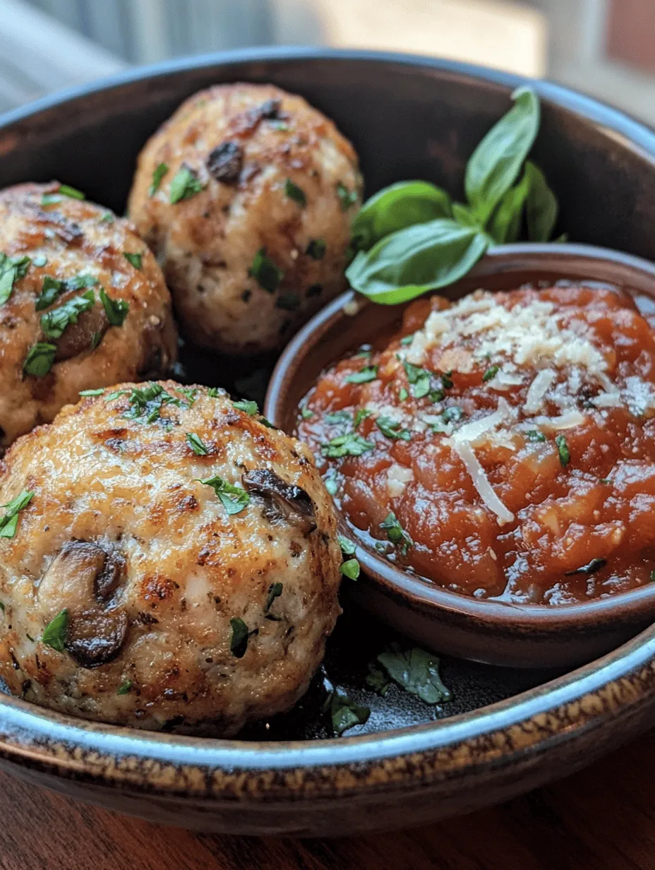 The foundation of any great recipe lies in its ingredients. In this section, we will explore each component of the Mushroom Chicken Meatballs, focusing on their nutritional values and contributions to flavor.