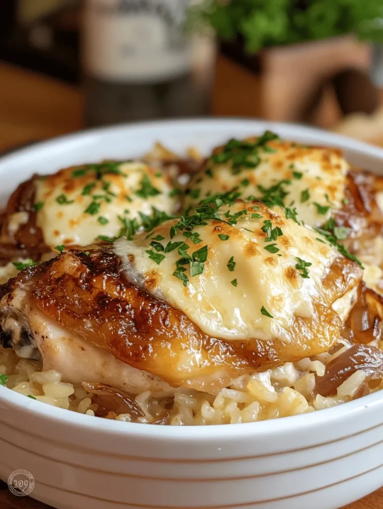 If you are looking for a dish that embodies comfort and flavor, then look no further than One-Pot French Onion Chicken & Rice. This exquisite recipe combines the rich, savory essence of classic French onion soup with hearty chicken and tender rice, all cooked together in a single pot. The result? A warming meal that is not only delicious but also remarkably convenient.