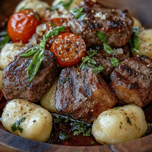 Sirloin steak is renowned for its robust flavor and tenderness, making it an excellent choice for this dish. Sourced from the rear back portion of the cow, sirloin is a versatile cut that provides a good balance of flavor and tenderness. It is typically leaner than ribeye but still offers enough marbling to ensure a juicy bite.