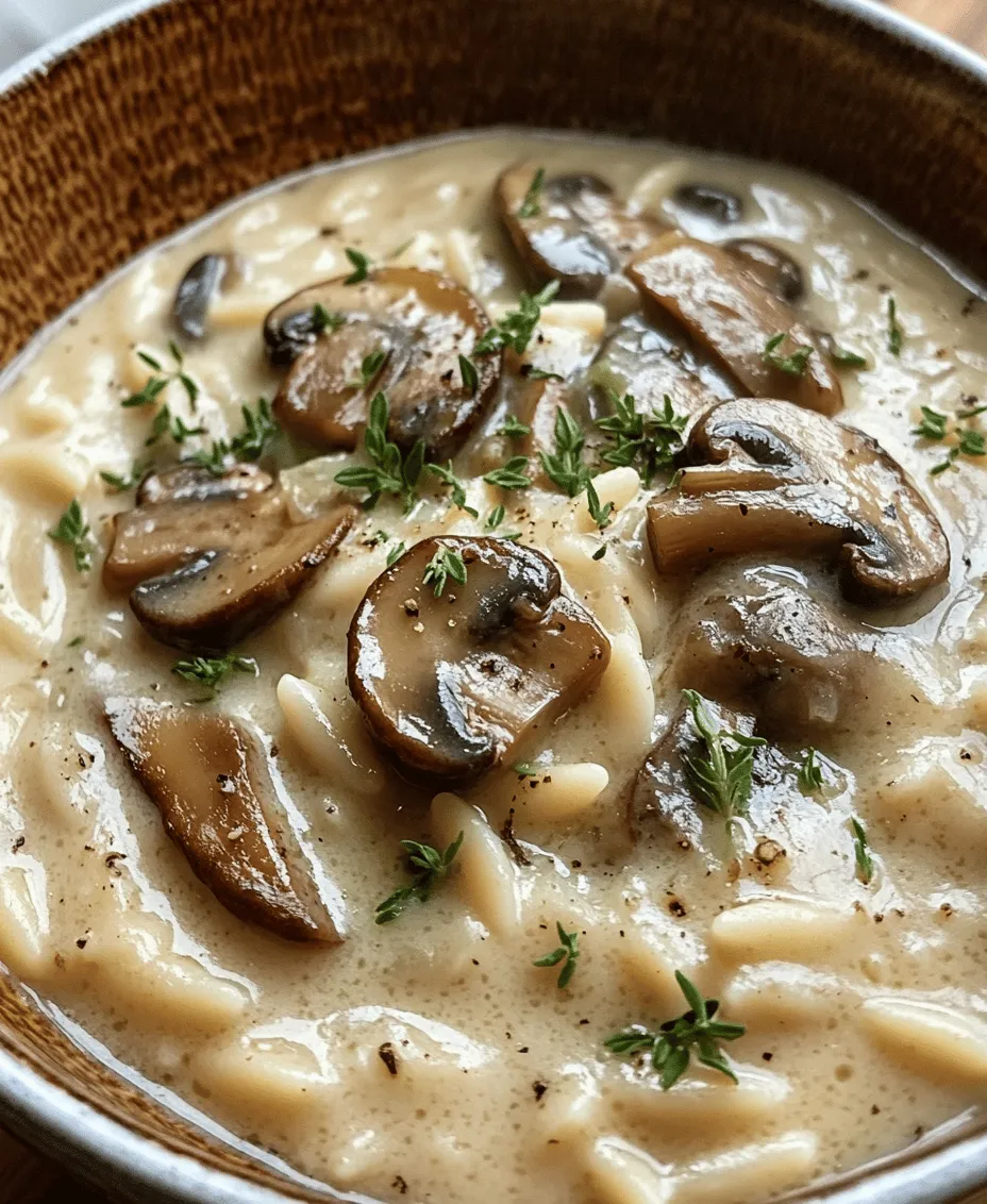 In the world of culinary delights, few dishes can rival the comforting embrace of a creamy pasta dish. Orzo Delight with Savory Mushrooms stands out not just for its rich flavors but also for its ability to please both casual family diners and those looking to impress at a more elegant gathering. This dish is a celebration of orzo pasta, a unique ingredient that has been gaining traction in contemporary cuisine for its versatility and delightful texture.