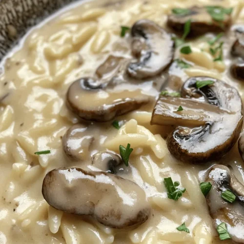 In the world of culinary delights, few dishes can rival the comforting embrace of a creamy pasta dish. Orzo Delight with Savory Mushrooms stands out not just for its rich flavors but also for its ability to please both casual family diners and those looking to impress at a more elegant gathering. This dish is a celebration of orzo pasta, a unique ingredient that has been gaining traction in contemporary cuisine for its versatility and delightful texture.