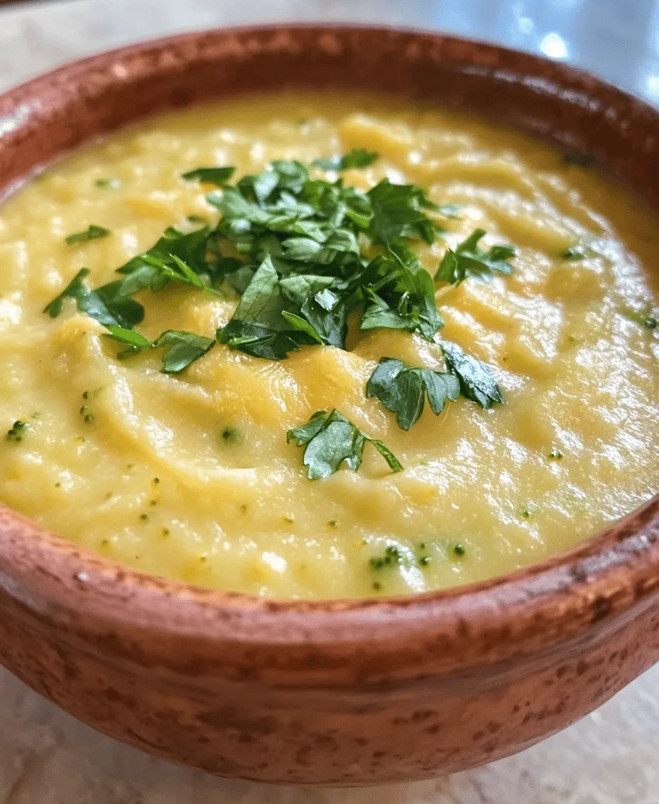 As the days grow shorter and the temperature begins to dip, there's nothing more comforting than a warm bowl of soup. It’s a quintessential part of autumn and winter dining, offering not just warmth but also a sense of nostalgia. One soup that perfectly embodies this cozy essence is Cheesy Broccoli & Potato Soup. This delightful dish combines the heartiness of potatoes with the vibrant freshness of broccoli, all enveloped in a creamy, cheesy broth. It's a nourishing option that will not only satisfy your hunger but also warm your soul.