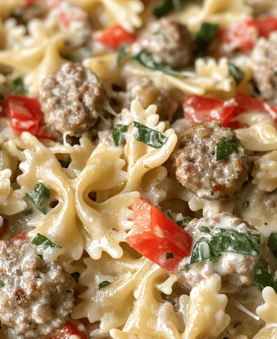 If you're searching for a comforting meal that combines rich flavors with hearty ingredients, look no further than creamy Italian sausage and bow tie pasta. This dish is more than just food; it’s an experience that warms the soul. The delightful fusion of savory Italian sausage, al dente bow tie pasta, and a luscious creamy sauce creates a perfect symphony of flavors that can elevate any occasion, from family dinners to special gatherings.