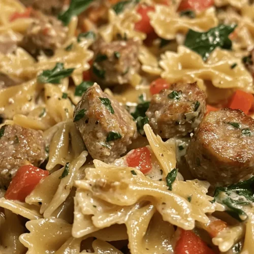 If you're searching for a comforting meal that combines rich flavors with hearty ingredients, look no further than creamy Italian sausage and bow tie pasta. This dish is more than just food; it’s an experience that warms the soul. The delightful fusion of savory Italian sausage, al dente bow tie pasta, and a luscious creamy sauce creates a perfect symphony of flavors that can elevate any occasion, from family dinners to special gatherings.