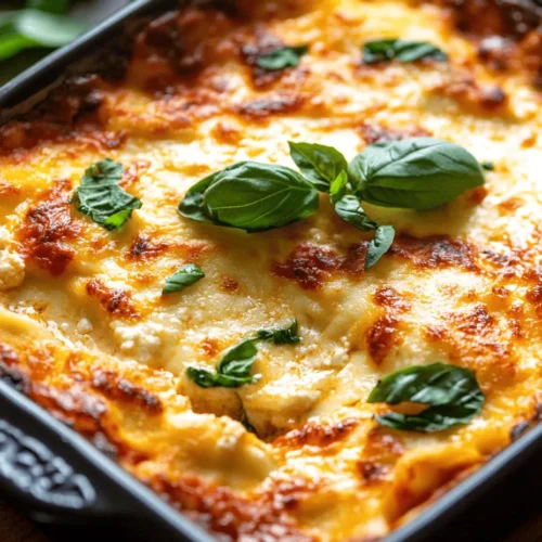 In the world of comfort food, few dishes can rival the heartwarming appeal of lasagna. This Baked Chicken Lasagna Delight is a perfect blend of flavors and textures, bringing together tender chicken, creamy ricotta, and a medley of fresh spinach within layers of tender noodles. Not only is it a delightful dish to serve at family gatherings or cozy dinners, but it's also packed with nutrition and can be prepared in advance.