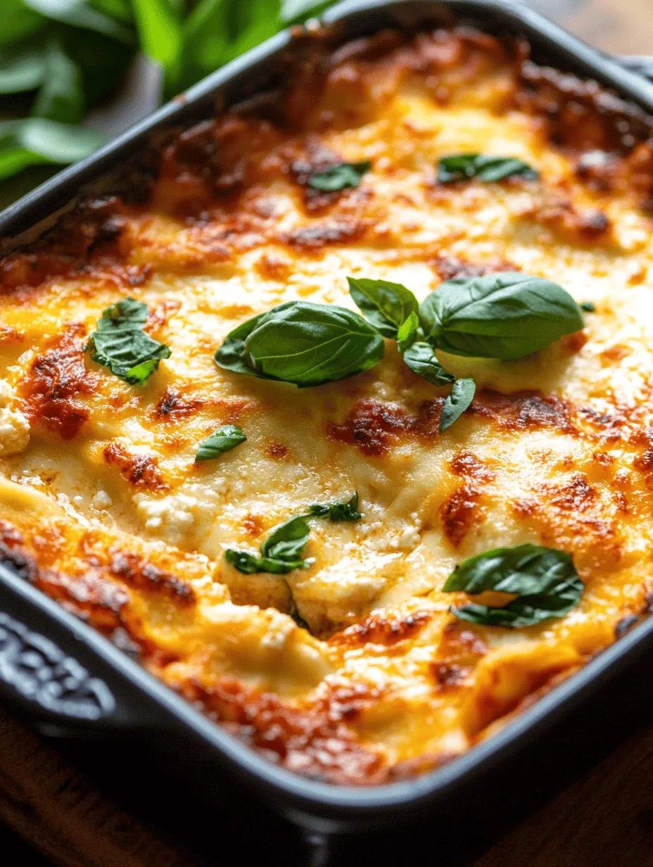 In the world of comfort food, few dishes can rival the heartwarming appeal of lasagna. This Baked Chicken Lasagna Delight is a perfect blend of flavors and textures, bringing together tender chicken, creamy ricotta, and a medley of fresh spinach within layers of tender noodles. Not only is it a delightful dish to serve at family gatherings or cozy dinners, but it's also packed with nutrition and can be prepared in advance.