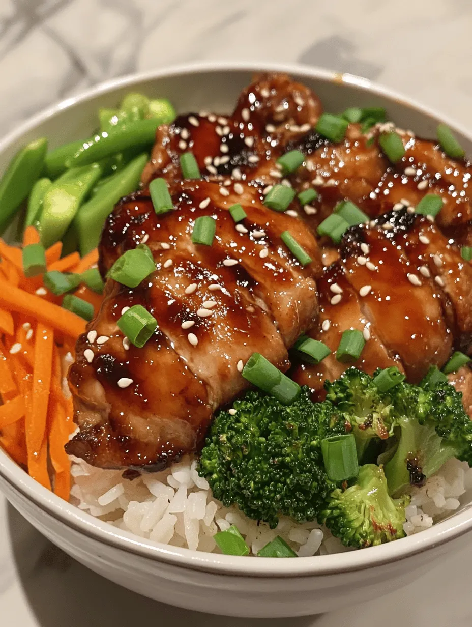 In the world of home cooking, few meals can rival the vibrant flavors and satisfying textures of a Spicy Honey-Ginger Chicken Bowl with Yum Yum Sauce. This dish perfectly balances a medley of sweet, spicy, and savory notes, making it a delightful option for both casual weeknight dinners and impressing guests on special occasions. The combination of tender chicken thighs marinated in a zesty honey-ginger sauce, paired with crisp, fresh vegetables and fluffy jasmine rice, creates a wholesome meal that is not only easy to prepare but also bursting with flavor.