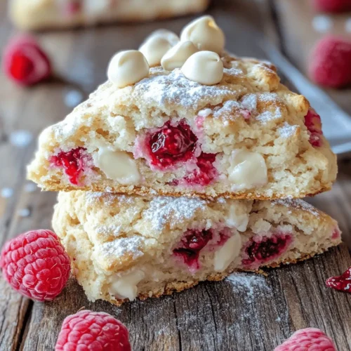 Raspberry white chocolate scones are a delightful treat that perfectly blends the tartness of fresh raspberries with the creamy sweetness of white chocolate. These scones are not only a feast for the taste buds but also a visual delight, making them an ideal addition to any breakfast table or afternoon tea spread. The combination of flavors in this recipe creates a symphony of taste that is sure to impress family and friends alike.