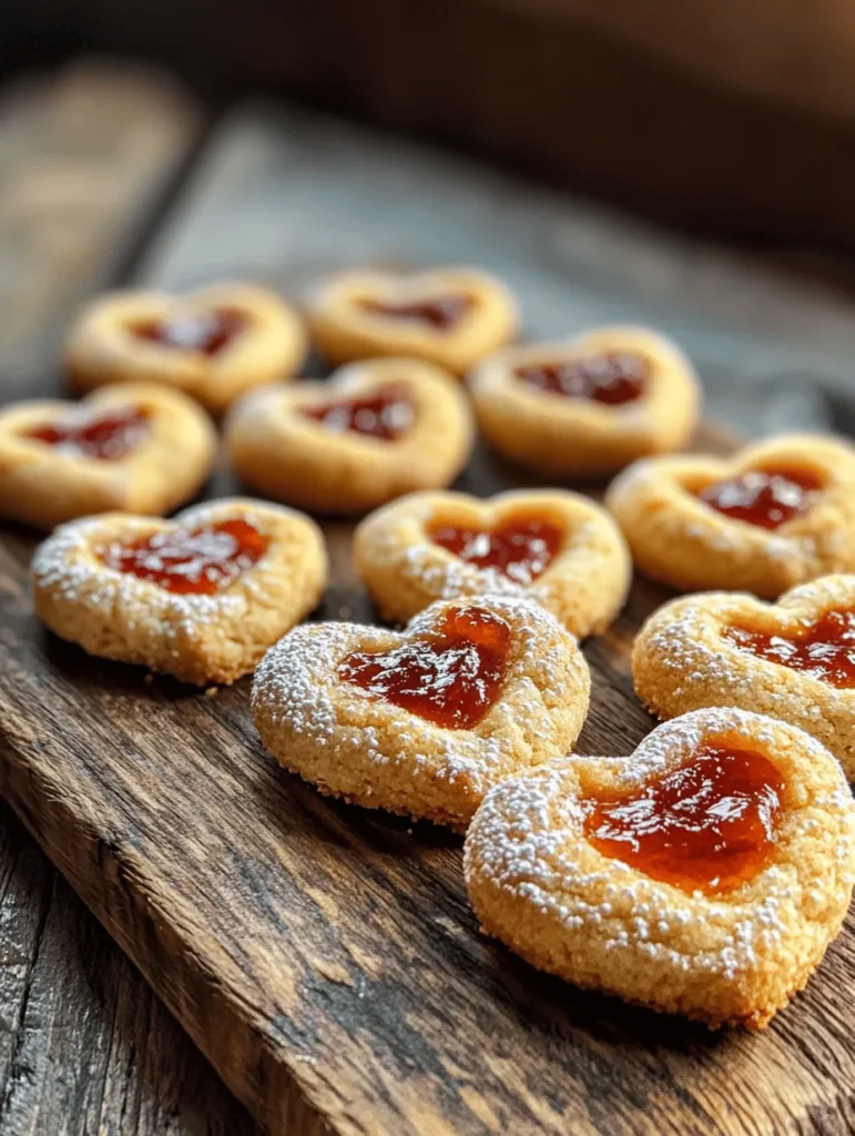 When it comes to baking, few treats capture hearts quite like thumbprint cookies, especially when they are crafted into delightful heart shapes. Irresistible heart-shaped thumbprint cookies are not just visually appealing but also bring together the perfect blend of buttery goodness and fruity sweetness. These cookies are a popular choice for special occasions, such as Valentine's Day and anniversaries, where expressing love and affection is at the forefront. Their charming appearance and delicious flavor make them a thoughtful gift that can brighten anyone's day.