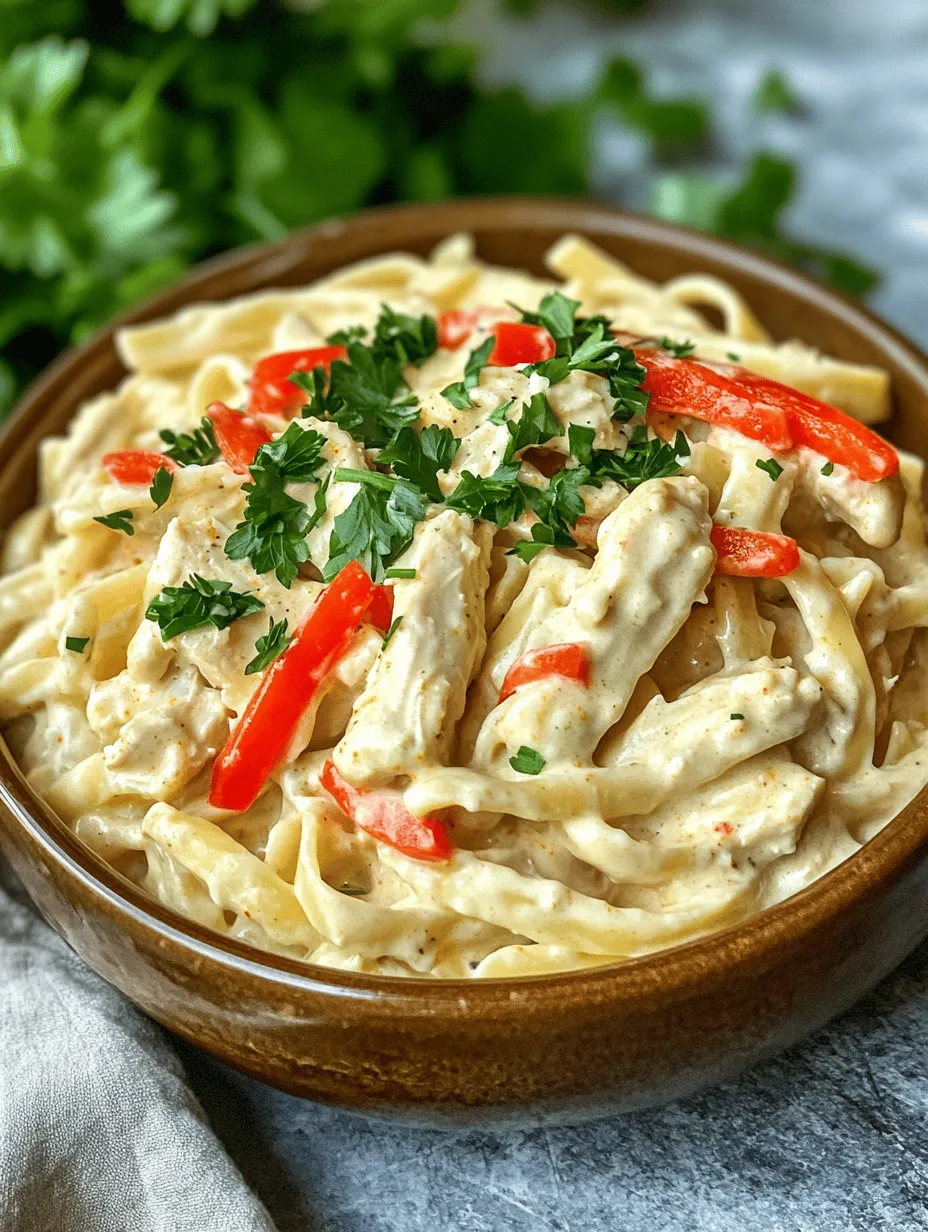 Creamy Cajun Chicken Pasta is a dish that elegantly combines the bold, spicy flavors of Cajun cuisine with the comforting textures of a creamy sauce. This delightful fusion offers a taste experience that is both satisfying and indulgent, making it an ideal choice for both casual weeknight dinners and special occasions. The rich, creamy sauce envelops perfectly cooked fettuccine pasta, while the Cajun seasoning elevates the dish with a kick that tantalizes the taste buds.