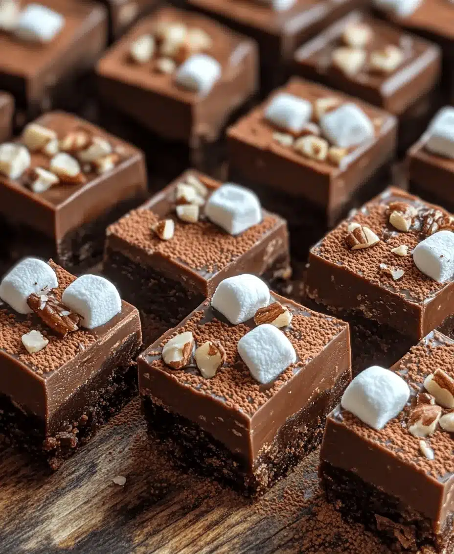 Fudge has long held a special place in the hearts of dessert lovers. This classic treat, known for its rich, creamy texture and intense sweetness, has been enjoyed for generations. From family gatherings to holiday parties, fudge is often a staple, bringing smiles and delight to those who indulge in its decadent goodness. Among the numerous variations of this beloved confection, the <strong></noscript>Fantasy Fudge Delight</strong> stands out with its unique blend of flavors and textures, making it a must-try for anyone with a sweet tooth.” /></p>
</p>
<h3>Mixing Sugar and Cocoa: Achieving a Uniform Base</h3>
</p>
<p>To create the perfect Fantasy Fudge Delight, begin by mixing the sugar and cocoa powder in a large mixing bowl. Use a whisk to combine these two ingredients thoroughly, ensuring that there are no lumps in the cocoa. This step is crucial because it ensures an even distribution of chocolate flavor throughout your fudge. A uniform base will lead to a smoother texture and consistent flavor, enhancing the overall quality of your final product.</p>
</p>
<h3>Combining Butter and Milk: Creating a Smooth Mixture</h3>
</p>
<p>Next, in a medium saucepan over medium heat, combine the butter and milk. Stir gently until the butter has completely melted and the mixture begins to simmer. It is essential to monitor the heat closely during this step. High heat may cause the milk to scorch, which can alter the flavor of your fudge. Once the butter is melted and the milk is hot, remove the saucepan from the heat. This will help in creating a smooth mixture when you combine it with the sugar and cocoa blend.</p>
</p>
<h3>Cooking the Mixture: The Significance of Boiling Without Stirring</h3>
</p>
<p>Now, return to the bowl with the sugar and cocoa mixture. Pour the hot butter and milk mixture over the dry ingredients. Stir briefly until everything is combined, but be careful not to overmix. The next crucial step is to transfer this mixture back to the saucepan and bring it to a full boil. Once boiling, refrain from stirring. Boiling without stirring is essential because it helps the sugar dissolve completely and prevents the formation of sugar crystals. This process is what gives fudge its characteristic smoothness and prevents it from becoming grainy.</p>
</p>
<h3>Incorporating Chocolate and Marshmallows: Achieving the Perfect Melt</h3>
</p>
<p>After boiling for about five minutes, remove the saucepan from the heat. Now it’s time to incorporate the chocolate chips and marshmallows. The residual heat from the mixture will help melt these ingredients. Stir gently until both the chocolate and marshmallows are fully melted and incorporated into the mixture. This step adds not only a creamy consistency but also a delightful flavor that defines Fantasy Fudge Delight. The marshmallows contribute a unique texture and sweetness, balancing the rich chocolate taste.</p>
</p>
<h3>Folding in Nuts: Enhancing Texture and Flavor (Optional)</h3>
</p>
<p>For those who enjoy a bit of crunch, consider folding in chopped nuts at this stage. Walnuts or pecans are popular choices that add a delightful contrast to the creamy fudge. Gently fold the nuts into the mixture, ensuring they are evenly distributed without overmixing. Nuts not only enhance the texture but also provide a nutty flavor that complements the sweetness of the fudge. If you prefer a nut-free version, feel free to skip this step; the fudge will still be deliciously rich and satisfying.</p>
</p>
<h3>Pouring and Cooling: Techniques for a Smooth Finish</h3>
</p>
<p>Once all ingredients are combined, pour the fudge mixture into a greased 9×9-inch baking dish or a lined pan. Use a spatula to spread the mixture evenly into the corners, ensuring a smooth top. For a professional finish, you can gently tap the pan on the countertop to release any air bubbles trapped in the fudge. Allow the fudge to cool at room temperature for about two hours or until it is set. For a quicker setting, you can place it in the refrigerator. Once cooled, cut the fudge into squares for serving.</p>
</p>
<h3>Texture and Flavor Profile of Fantasy Fudge Delight</h3>
</p>
<p>The final texture of Fantasy Fudge Delight is a delightful combination of creamy, chewy, and rich. Each bite melts in your mouth, providing a satisfying experience that is both indulgent and comforting. The balance of chocolate richness and sweetness is perfectly struck, making it an irresistible treat. The addition of nuts introduces a pleasant crunch, enhancing the overall mouthfeel and adding depth to every bite. Whether you prefer it nutty or smooth, this fudge delivers a luxurious experience that is sure to please.</p>
</p>
<h3>Serving Suggestions</h3>
</p>
<p>When it comes to serving Fantasy Fudge Delight, presentation is key. Consider cutting the fudge into uniform squares and arranging them on a decorative plate. You can dust the top with a light sprinkle of cocoa powder or powdered sugar for an elegant touch. For a festive occasion, package the fudge in decorative boxes or tins, tied with a ribbon for a charming gift.</p>
</p>
<p>Pairing suggestions abound; a rich cup of coffee or a soothing herbal tea complements the sweetness of the fudge beautifully. For a nostalgic touch, serve it alongside a cold glass of milk, allowing the creaminess of the beverage to balance the richness of the fudge. Additionally, this fudge can be used as a topping for ice cream or as an ingredient in other desserts, adding versatility to your sweet treats.</p>
</p>
<h3>Storage and Shelf Life</h3>
</p>
<p>To maintain the freshness of your Fantasy Fudge Delight, store it in an airtight container at room temperature. Properly stored, the fudge can last for up to two weeks. If you live in a particularly warm climate, consider refrigerating the fudge to keep it from melting. To prolong its shelf life, you can also freeze the fudge. Wrap it tightly in plastic wrap, then place it in a freezer-safe container. When stored this way, the fudge can last up to three months. Always check for signs of spoilage, such as an off smell or texture changes, before consuming.</p>
</p>
<h3>Conclusion</h3>
</p>
<p>In conclusion, making Fantasy Fudge Delight is not only a rewarding culinary experience but also a joy to share with family and friends. Its simple ingredients and straightforward process make it an accessible recipe for bakers of all skill levels. The rich, creamy texture combined with the perfect balance of sweetness makes it a delightful treat for any occasion. Whether you’re enjoying it at home, gifting it to loved ones, or serving it at a celebration, this fudge is sure to be a hit. We encourage you to try the recipe, embrace the sweet process of making homemade treats, and experience the happiness that comes from sharing delicious sweets with others.</p>
<div id=