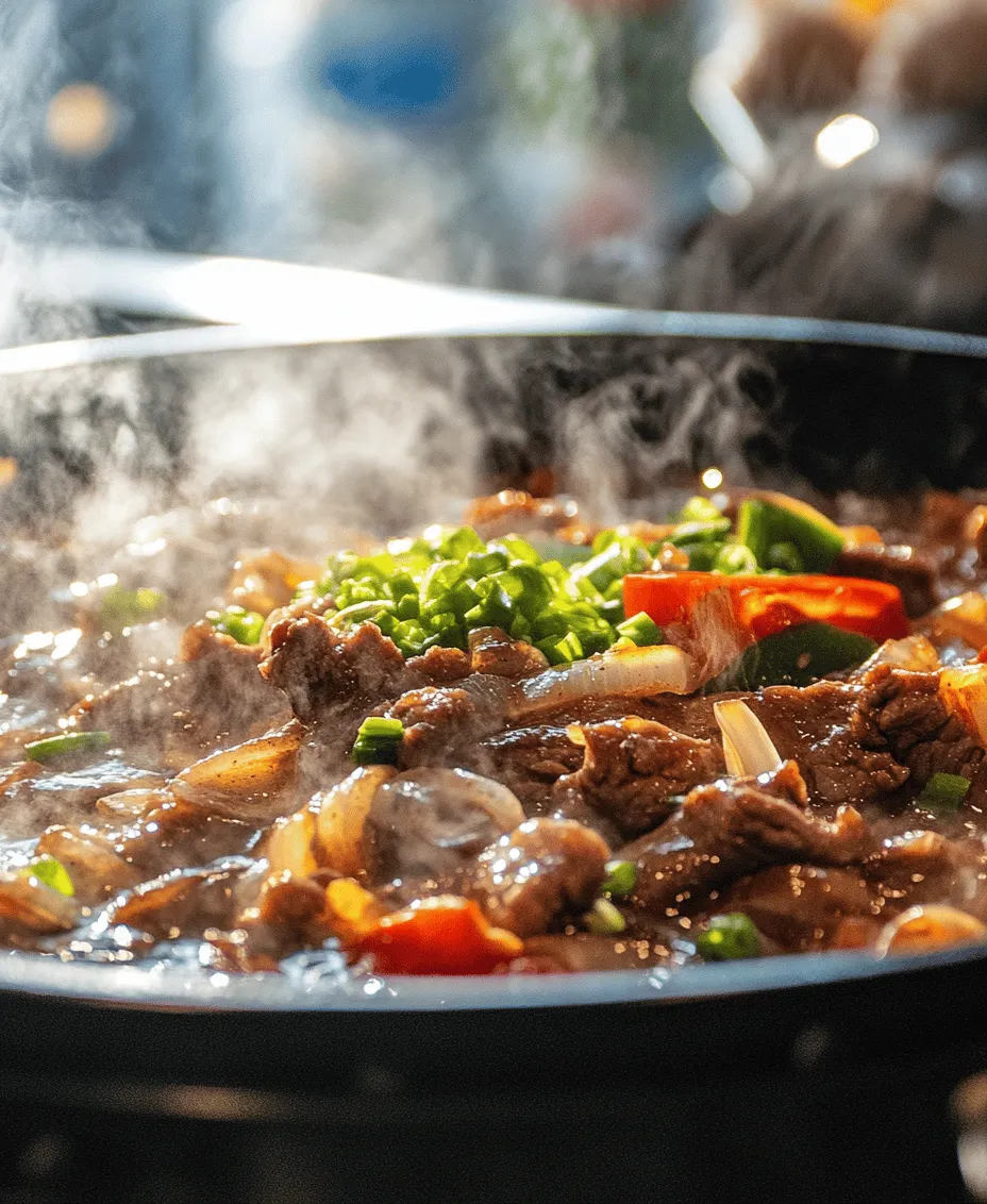 If you crave bold flavors and a fusion of textures, then Spicy Black Pepper Beef Delight is a dish you won't want to miss. This savory stir-fry is a perfect marriage of tender beef, aromatic spices, and vibrant vegetables, all tossed together in a quick and satisfying cook. Originating from the heart of Asian cuisine, stir-fry dishes like this one have gained immense popularity worldwide due to their versatility, quick preparation time, and the ability to pack a punch in flavor.