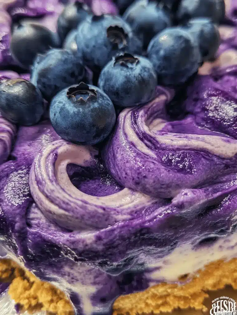Blueberry Swirl Cheesecake Delight is a dessert that captivates both the eyes and the palate. With its luscious cream cheese filling complemented by a vibrant blueberry swirl, this cheesecake is perfect for any occasion—from family gatherings to special celebrations. The harmony of flavors and textures creates a dessert that is not only visually stunning but also delightfully rich and creamy. Whether you are preparing for a birthday celebration, a holiday feast, or just want to treat yourself on a weekend, this cheesecake is sure to impress.