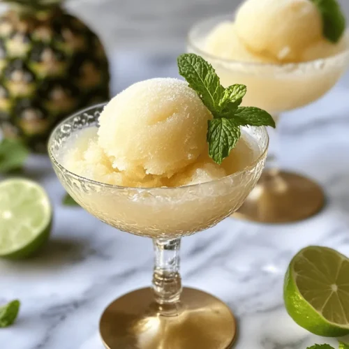 As the temperatures rise and summer days stretch long, nothing beats the scorching heat quite like a refreshing dessert. Among the myriad of options available, sorbets stand out as a particularly delightful choice. These frozen treats, which are made primarily from fruit puree and sugar, offer a lighter alternative to ice cream and are celebrated for their vibrant flavors and refreshing qualities. Among the many flavors that sorbet can take on, pineapple sorbet is a shining star, embodying the essence of tropical bliss.