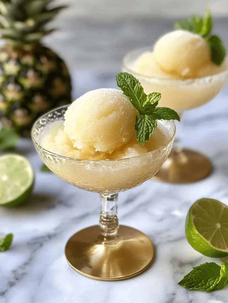 As the temperatures rise and summer days stretch long, nothing beats the scorching heat quite like a refreshing dessert. Among the myriad of options available, sorbets stand out as a particularly delightful choice. These frozen treats, which are made primarily from fruit puree and sugar, offer a lighter alternative to ice cream and are celebrated for their vibrant flavors and refreshing qualities. Among the many flavors that sorbet can take on, pineapple sorbet is a shining star, embodying the essence of tropical bliss.