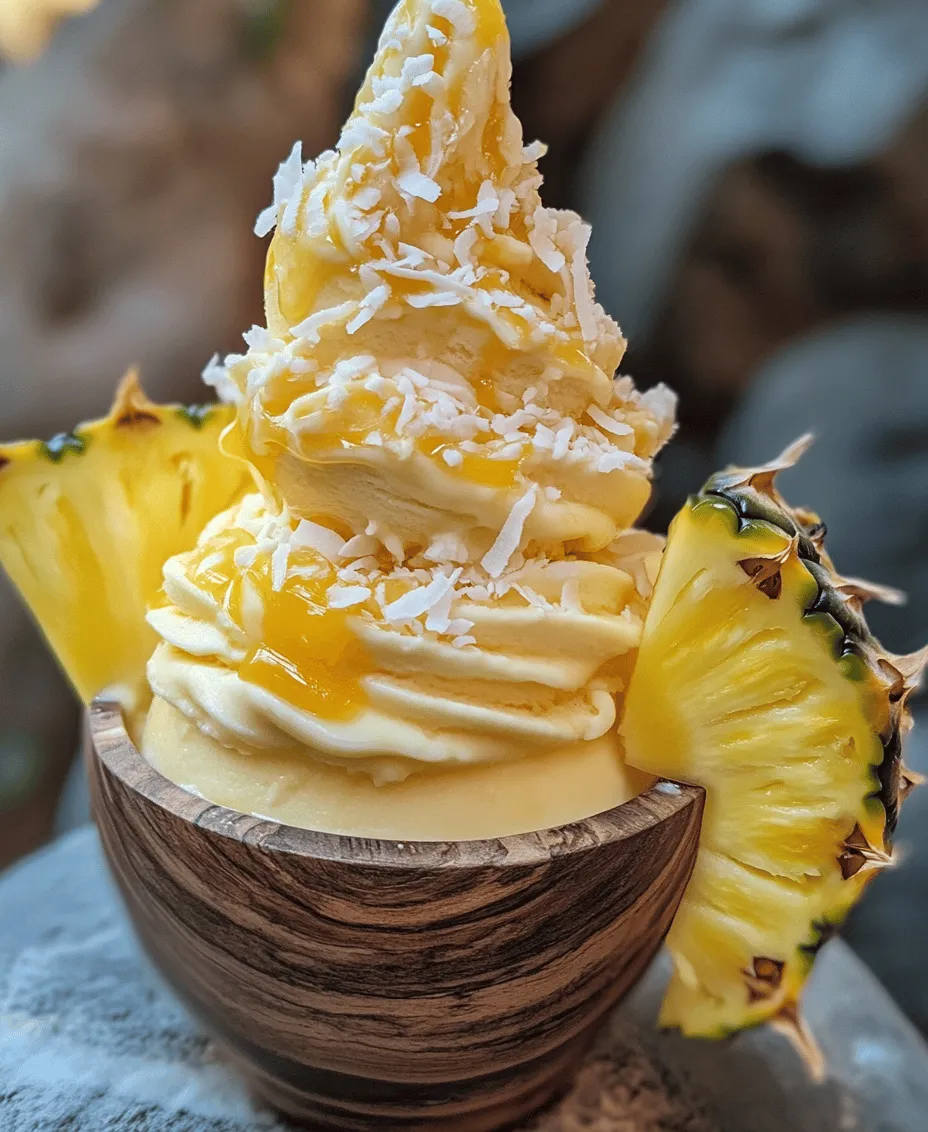 In recent years, homemade ice creams and soft serves have surged in popularity, captivating the hearts (and taste buds) of food enthusiasts everywhere. With an emphasis on fresh, wholesome ingredients and customizable flavors, more people are opting to whip up their own frozen treats at home. Among the plethora of delightful options, the Pineapple Paradise Soft Serve stands out as a particularly enticing choice. This quick and healthy dessert is not only a feast for the eyes but also a refreshing treat that embodies the essence of summer.