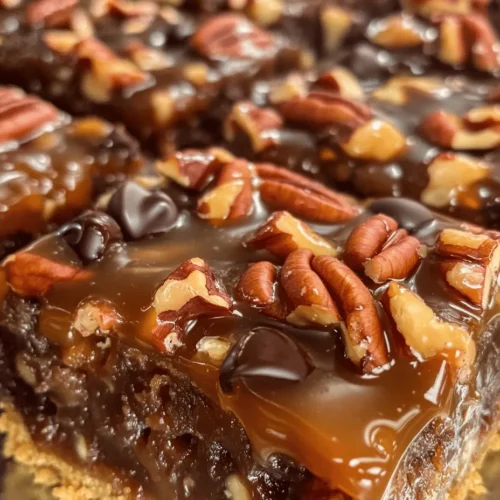 Turtle bars are a beloved dessert that captures the hearts and taste buds of many. Their irresistible combination of rich chocolate, luscious caramel, and crunchy pecans creates a symphony of flavors and textures that is hard to resist. Whether you’re hosting a gathering, celebrating a holiday, or simply treating yourself to something special, these bars are guaranteed to impress. With their decadent profile and satisfying crunch, turtle bars have become a go-to dessert for many occasions, making them a staple in dessert tables across the country.